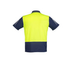 Syzmik Mens HiVis Zone Short Sleeve Polo - ZH236-Queensland Workwear Supplies
