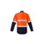 Syzmik Mens Orange Flame HRC 2 Hoop Taped Closed Front Spliced Shirt - ZW143-Queensland Workwear Supplies