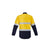 Syzmik Mens Orange Flame HRC 2 Hoop Taped Closed Front Spliced Shirt - ZW143-Queensland Workwear Supplies