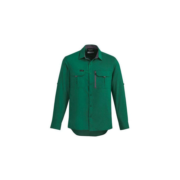 Syzmik Mens Outdoor Long Sleeve Shirt - ZW460-Queensland Workwear Supplies