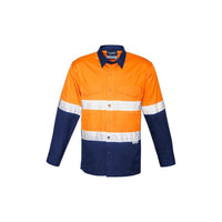 Syzmik Mens Rugged Cooling Taped HiVis Spliced Shirt - ZW129-Queensland Workwear Supplies