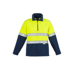 Syzmik Mens Taped HiVis Polar Fleece Jumper - ZT461-Queensland Workwear Supplies
