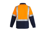 Syzmik Mens Taped Shoulder HiVis Polar Fleece Jumper - ZT462-Queensland Workwear Supplies