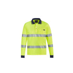 Syzmik Taped HiVis Biomotion Unisex Long Sleeve Polo - ZH380-Queensland Workwear Supplies