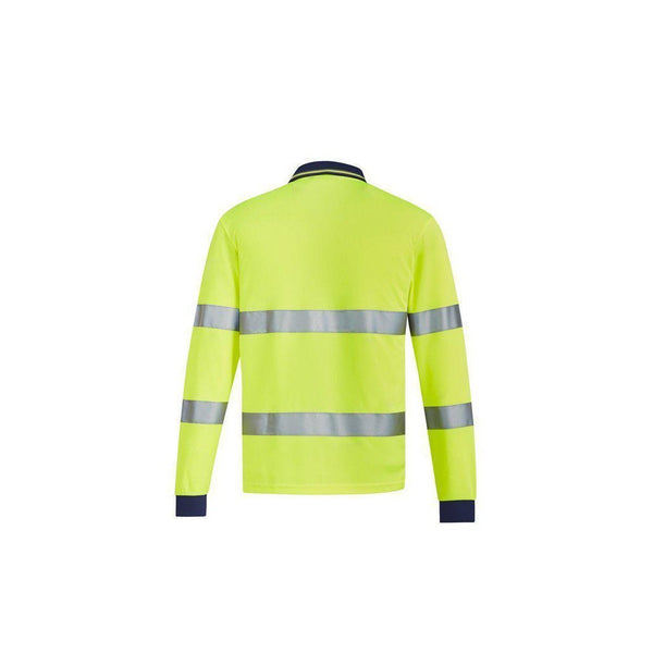 Syzmik Taped HiVis Biomotion Unisex Long Sleeve Polo - ZH380-Queensland Workwear Supplies