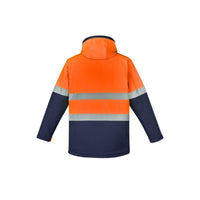 Syzmik Unisex Hi Vis Antarctic Softshell Taped Jacket - ZJ553-Queensland Workwear Supplies