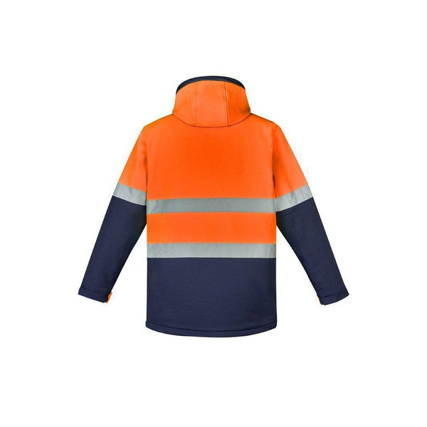 Syzmik Unisex Hi Vis Antarctic Softshell Taped Jacket - ZJ553-Queensland Workwear Supplies