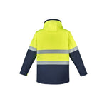 Syzmik Unisex Hi Vis Antarctic Softshell Taped Jacket - ZJ553-Queensland Workwear Supplies