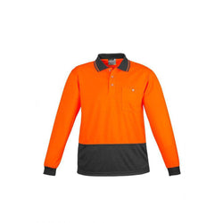 Syzmik Unisex Hi Vis Basic Spliced Polo - Long Sleeve - ZH232