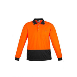 Syzmik Unisex Hi Vis Basic Spliced Polo - Long Sleeve - ZH232