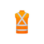 Syzmik Unisex HiVis 2-in-1 x Back Softshell Jacket - ZJ680-Queensland Workwear Supplies