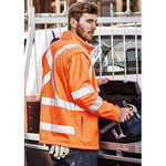 Syzmik Unisex HiVis 2-in-1 x Back Softshell Jacket - ZJ680-Queensland Workwear Supplies