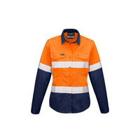 Syzmik Womens Rugged Cooling Taped HiVis Spliced Shirt - ZW720-Queensland Workwear Supplies