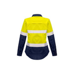 Syzmik Womens Rugged Cooling Taped HiVis Spliced Shirt - ZW720-Queensland Workwear Supplies