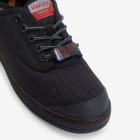Volleys Black Steel Cap Shoes - 600073-Queensland Workwear Supplies